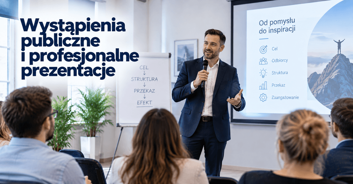 Wystąpienia publiczne i profesjonalne prezentacje